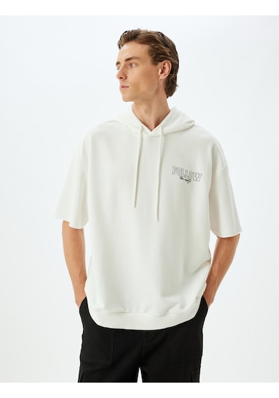 Koton Spor Sweatshirt Oversize Kapşonlu Slogan Baskılı Yarım Kollu Pamuk Karışımlı Ekru 5wam70014nk Ekru Koton Spor Sweatshirt Oversize Kapşonlu Slogan Baskılı Yarım Kollu Pamuk Karışımlı Ekru 5wam70014nk Ekru