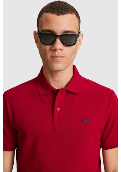 U.S. Polo Assn. U.s. Polo Assn. Erkek Bordo Tişört Basic 50326963-vr014