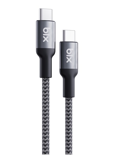 Bix BXCC241 240 W 1.8 M Metal Başlık Type-C Şarj Data Kablosu