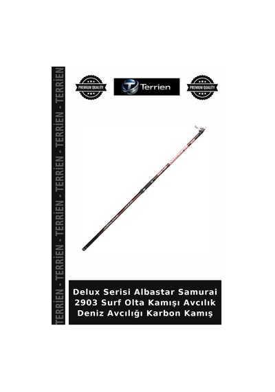 Delux Serisi Albastar Samurai 2903 Surf Olta Kamışı Avcılık Deniz Avcılığı Karbon Kamış 420cm
