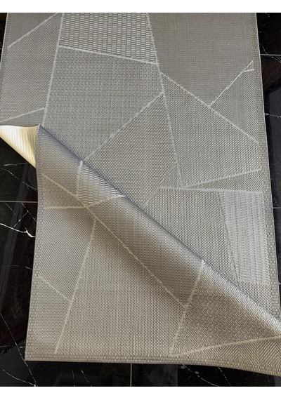 Eko Mono Mno Lux 01 Antrasit Hav Toz Vermez Kaymaz Tabanlı Şık Kilim Antrasit