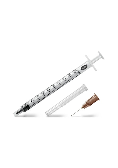 Set Inject 1ml 3p insülin Enjektör Şırınga 250 adet 26G iğneli