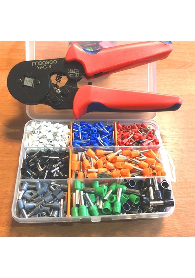 Maasco Izoleli Yüksük 0.5 - 6 MM2 Yac-8 Sıkma Pensesi 1100'lü