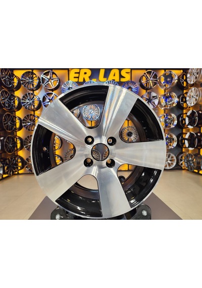 4 Adet Dj-323 6.5 15 4 100 Et35 Black Mack Jant Revize Edilmiş Takım