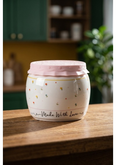 Made With Love Silikon Kapaklı Kavanoz - 750 Ml Çok Renkli