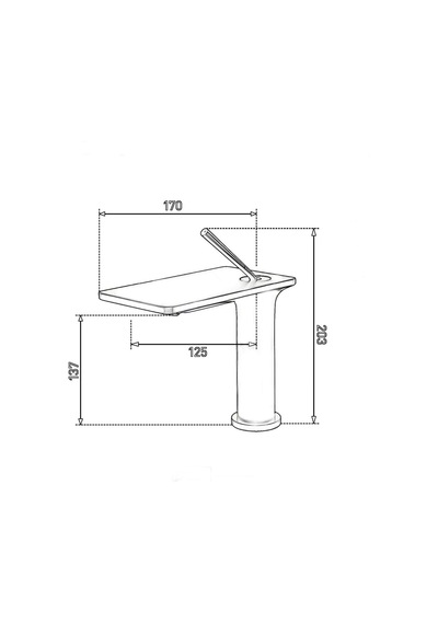 Fontana FJ-5011 Lavabo Bataryası Krom