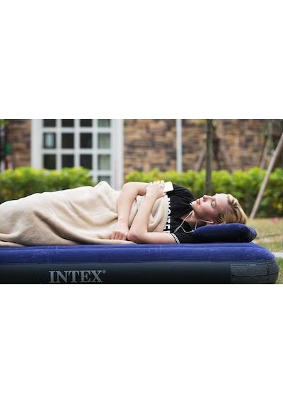 Intex Dura Beam 64758 Çift Kişilik Ev Kamp Yatağı Lacivert