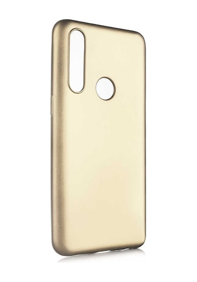 Noktaks - Oppo Uyumlu Oppo A31 - Kılıf Mat Renkli Esnek Premier Silikon Kapak - Gold