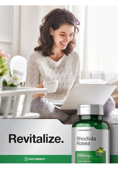 Horbäach Rhodiola Rosea 2000mg 180 Caps Aromasız