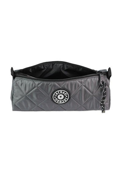 Jacbag Prime Soft-kapitone Üçgen Kalemkutu Prime Soft-gri renkli