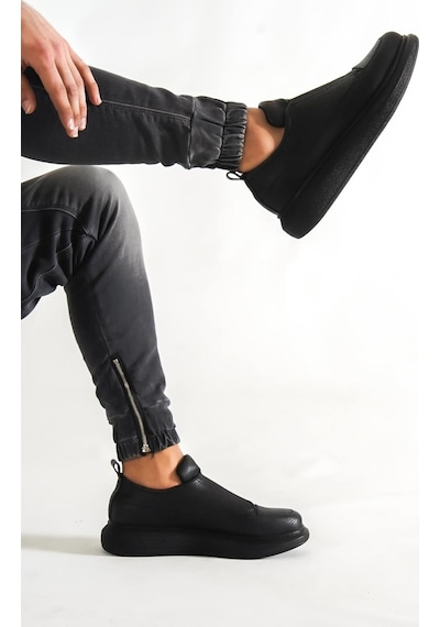 Knack Sneakers Ayakkabı 911 Siyah (Siyah Taban) Siyah