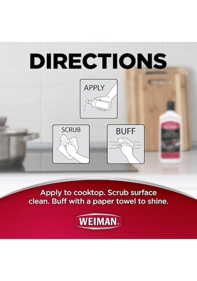 Weiman Cam Setüstü Ocak Temizleyici Ve Cila 425 G