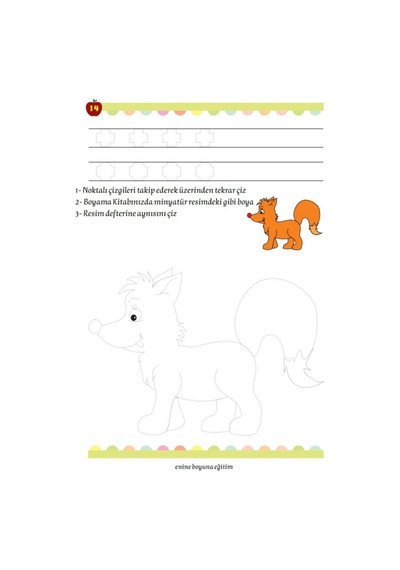 Çizgi Boyama Seti 3 Kitap