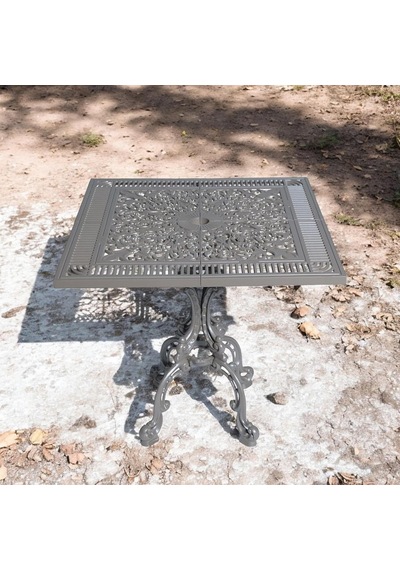 Alüminyum Döküm Bahçe Masası Cg604 75x75 Cm Genişlik 71 Cm Yükseklik Diğer