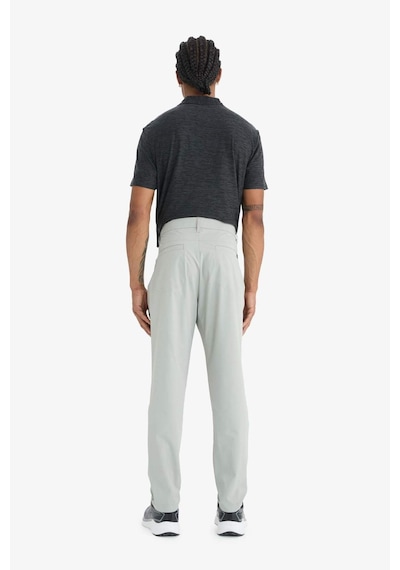 DeFactoFit Slim Fit Dar Kesim Standart Paça Esnek Multifonksiyonel Dokuma Sporcu Pantolon E3333AX25SPGR321