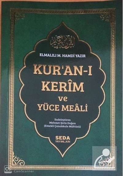 Kur'an-ı Kerim Meali (Çanta Boy - Kod:155) - Elmalılı Muhammed Hamdi Yazır - Seda Yayınları