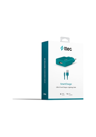 Ttec Smartcharger 2.1A Seyahat Şarj Aleti + Lightning Kablo (540546871)