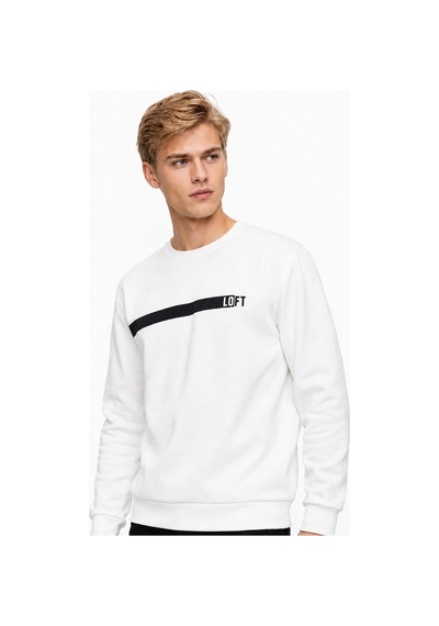 Loft Regular Fit Erkek Sweatshirt Lf2044315 Q1.v1 Beyaz