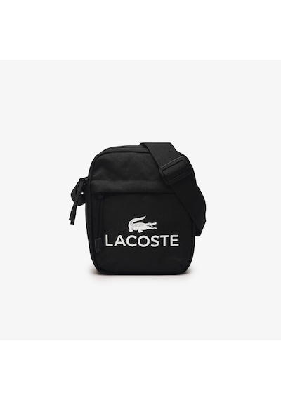Lacoste Erkek Baskılı Siyah Postacı Çantası