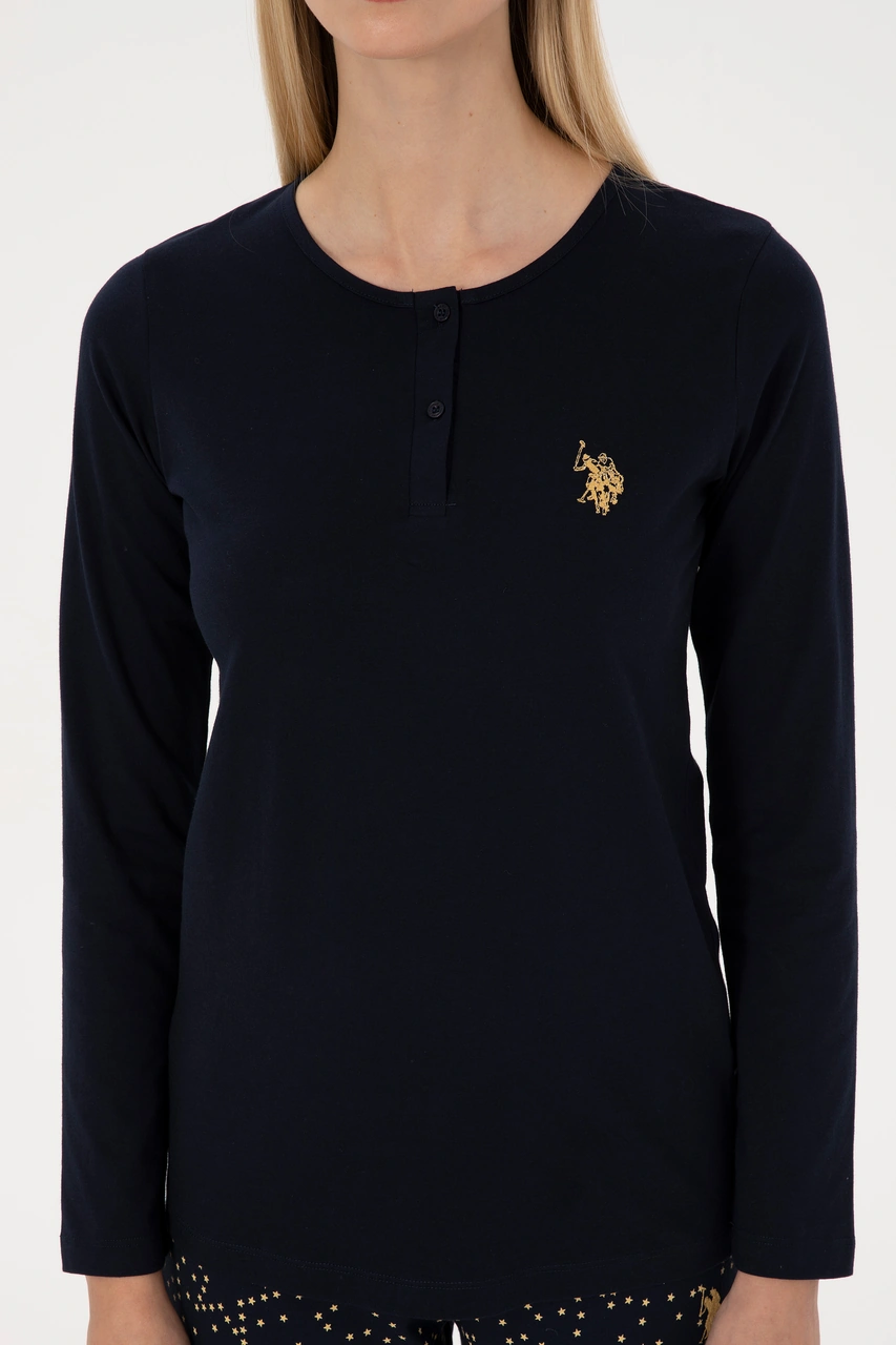 U.s. Polo Assn. Kadın Lacivert Pijama Takım 50318931-vr033 Lacivert