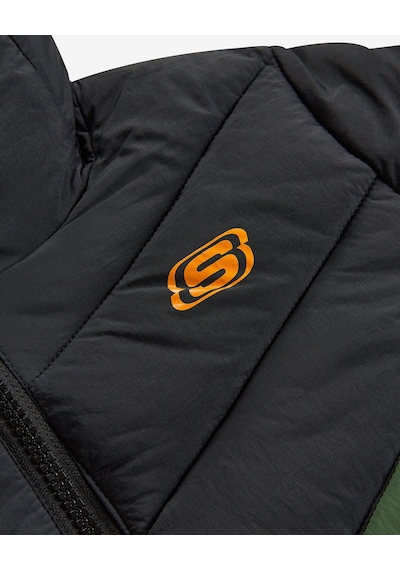 Skechers B Puffer Jacket Büyük Erkek Çocuk Siyah Mont Sk2620140-1602