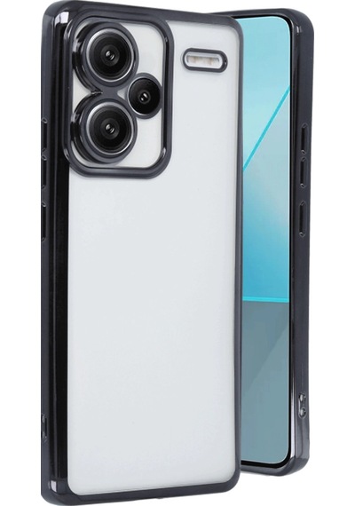 Xiaomi Redmi Note 13 Pro Plus Kılıf Razer Lensli Silikon - Siyah -