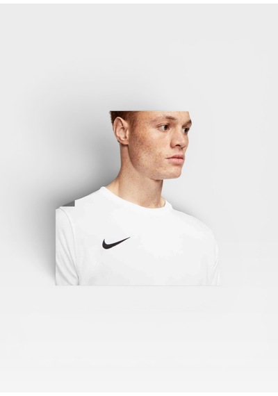 Nike Dri-fıt Park Vıı Bv6708-010 Erkek Futbol Forması Siyah Antrenman Tişörtü Beyaz