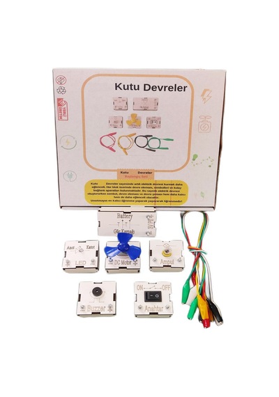 Kutu Devreler Başlangıç Seti Elektrik Elektronik - Stem Eğitici Oyun Seti