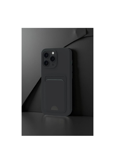 Apple iPhone Uyumlu 16 Pro Kılıf Kelvin Kartvizitli Silikon - Derin Mor Bz8683140874971
