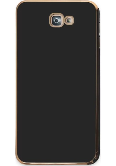 Newface Samsung Galaxy J7 Prime Kılıf Volet Silikon - Siyah
