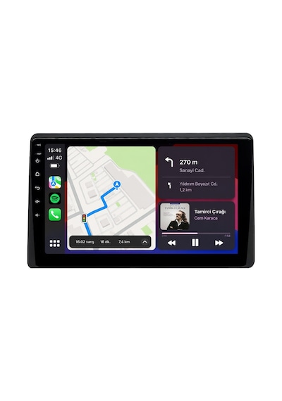 Renault Kangoo Express 2022 Android Multimedya Carplay Android Auto Navigasyon 6gb Ram 64gb 9"