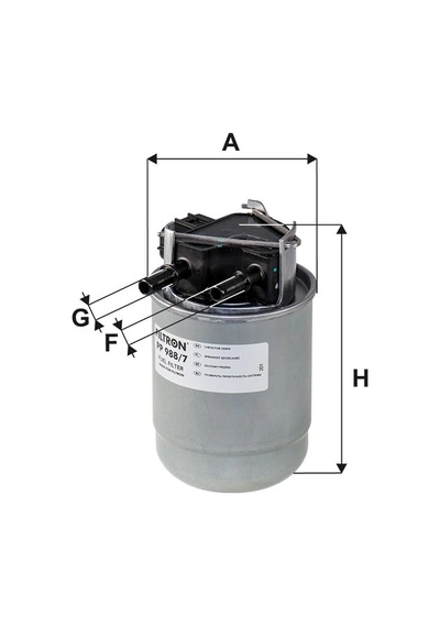 Pp988/7 - Yakıt Filtresi - Filtron