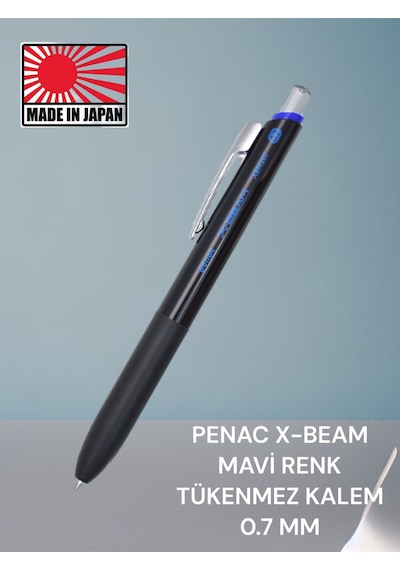 Penac X-beam Tükenmez Kalem 0.7 Mm Basmalı Kırmızı