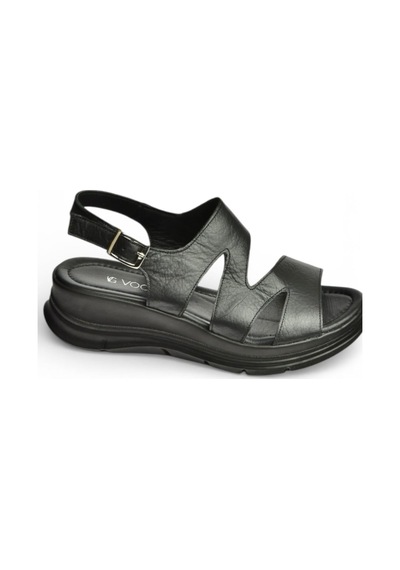 Fox Shoes Y555210403 Siyah Hakiki Deri Kadın Sandalet Siyah Fox Shoes Y555210403 Siyah Hakiki Deri Kadın Sandalet Siyah