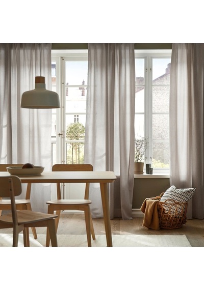 Ikea Masterrot Fon Perde 145x300 Cm Koyu Bej