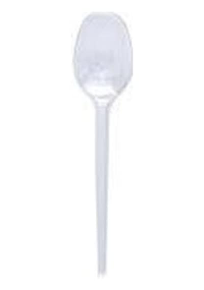 Küçük Şeffaf Plastik Tadım Kaşık Pk 100 Lü Takribi En 2.5 Cm  Bo