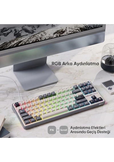 Royal Kludge Rk R87 Pro %75 Mekanik Oyuncu Klavyesi