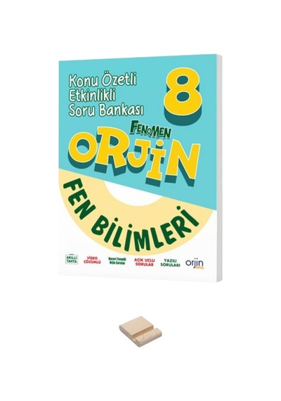 Lgs 8. Sınıf Orjin Konu Özetli Etkinlikli Fen Bilimleri Soru Bankası Ve Telefon Standı