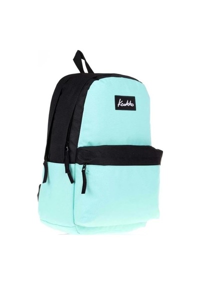 Kaukko Basic Colors Okul Sırt Çantası Mint Siyah K1415