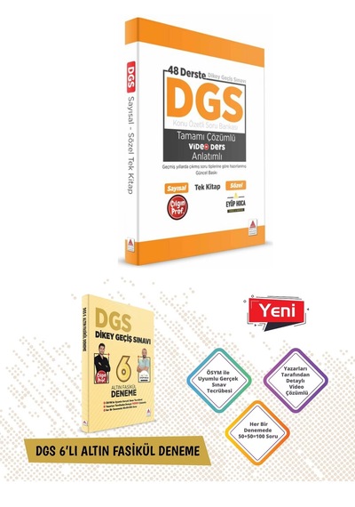 2025 Dgs Nin Anahtarı Hazırlık Seti Tek Kitap Ve Denemeler
