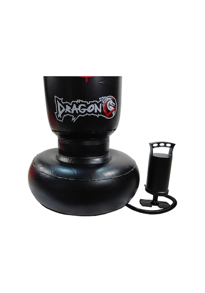 Dragondo 091 Şişme Boks Standı Şişme Boks Torbası Siyah