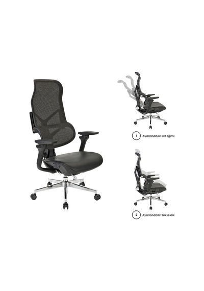 Casella Uno Döşemeli Yönetici Koltuğu Ofi S Koltuğu Ergonomik, Şık Ve Fonksiyonel Siyah - Suni Deri Casella Uno Döşemeli Yönetici Koltuğu Ofi S Koltuğu Ergonomik, Şık Ve Fonksiyonel Siyah - Suni Deri