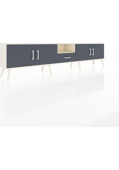 Arges Tv Ünitesi 3 Raflı Tek Çekmeceli 4 Kapaklı 220x30x51 Aytaşı-antrasit Antrasıt/antrasıt - Aytası Arges Tv Ünitesi 3 Raflı Tek Çekmeceli 4 Kapaklı 220x30x51 Aytaşı-antrasit Antrasıt/antrasıt - Aytası