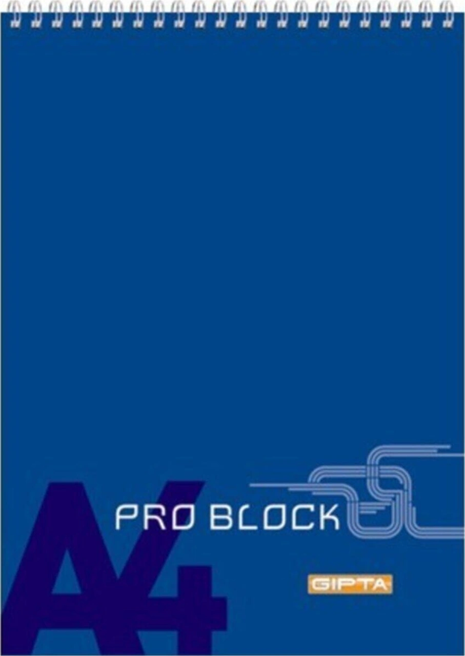 Pro Block A4 40 Yaprak Kareli Karton Kapak Spiralli Defter