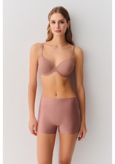 Suwen Invisible Lazer Kesim Şort Külot Sw9939272 Nude