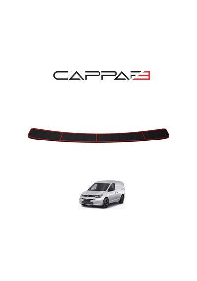 Volkswagen Caddy 2021- Yılı Ve Sonrası Uyumlu Arka Tampon Eşiği Parlak
