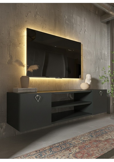 Resital Tv Ünitesi S1242-4 Antrasit Antrasit