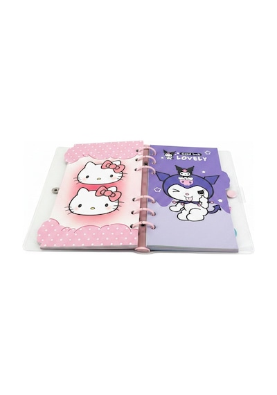 Sanrio Karakterli Mekanizmalı Organizer Defter Çok Renkli