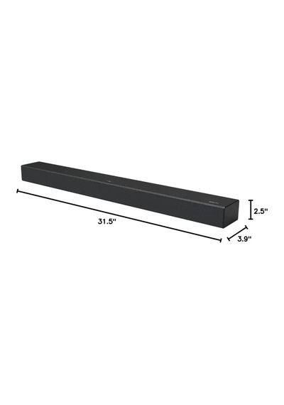 Tcl Roku Tv İçin Alto R1 Kablosuz 2.0 Kanal Ses Çubuğu Tsr1-na Black