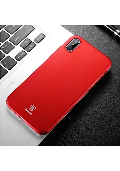 Apple Uyumlu iPhone X/Xs 5.8Baseus Thin Back Ultra Ince Mat Kilif 235915415 - Renk / Beyaz